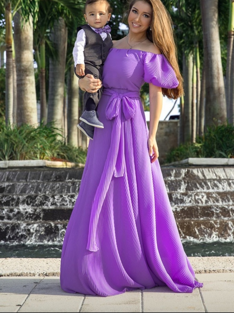 Wonderful purple dress
